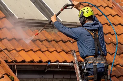 Démoussage et hydrofuge de toiture à Péas